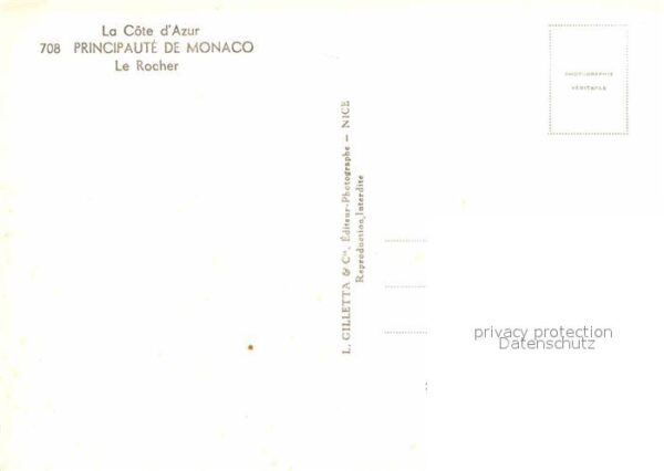 Monaco Le Rocher de la Principaute Cote d_Azur – Bild 2