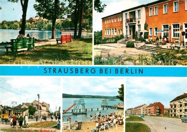 Strausberg Brandenburg Fähre Straussee HO Hotel Grosse Strasse