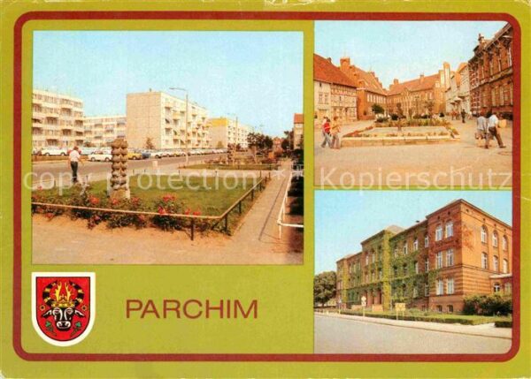 Parchim Weststadt Wilhelm Pieck Platz Goethe Ob