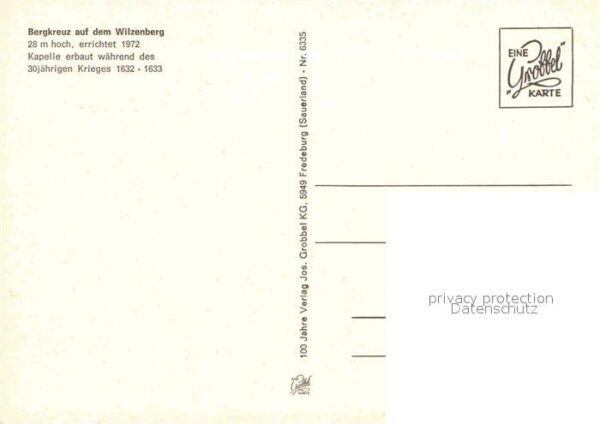 Wilzenberg Bergkreuz Älteste Kultstätte im Hochsau – Bild 2
