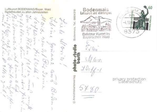 Bodenmais Panorama Luftkurort Bayerischer Wald Fr – Bild 2