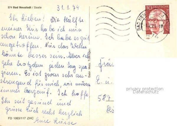 Bad Neustadt Franken Sanatorium – Bild 2