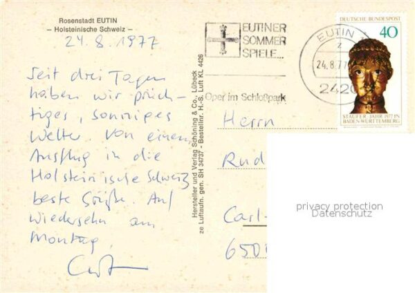Eutin Rosenstadt Holsteinische Schweiz Fliege – Bild 2
