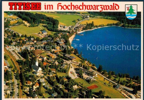 Titisee im Schwarzwald Fliegeraufnahme