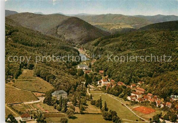 Bad Bergzabern Kurtal Kneippheilbad Kurort Fliegeraufn
