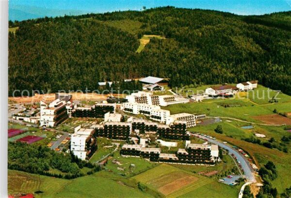 St Englmar Aparthotel Predigtstuhl Fliegeraufnahme