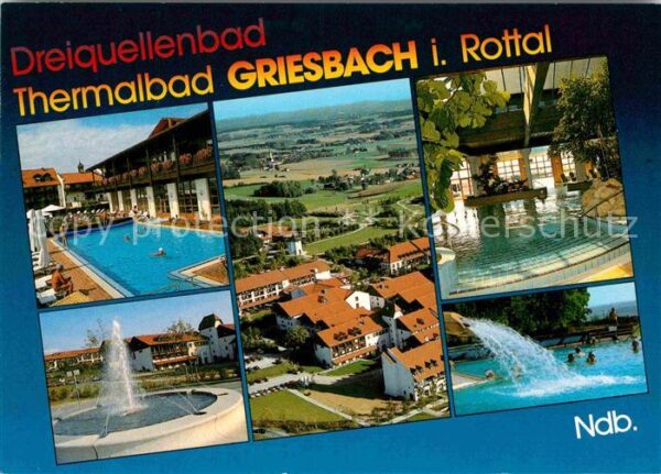 Griesbach Rottal Dreiquellenbad Thermalbad Kurgebiet Fli