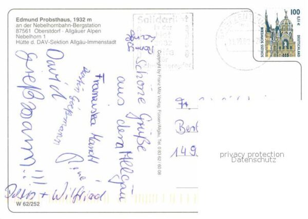 Oberstdorf Edmung Probsthaus Nebelhorn Bergstation – Bild 2