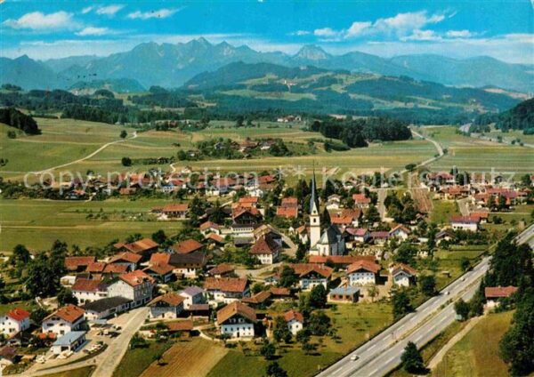 Frasdorf Panorama Blick zum Wendelstein Bayerisc