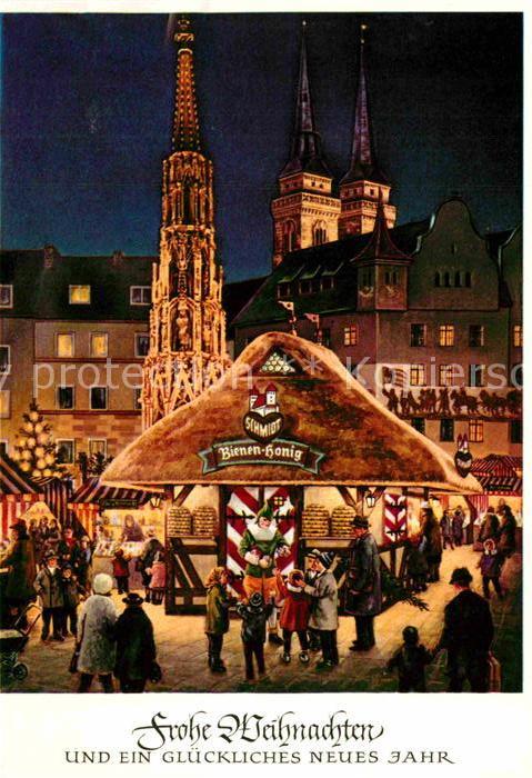 Nuernberg Christkindlesmarkt St Sebalduskirche Sc