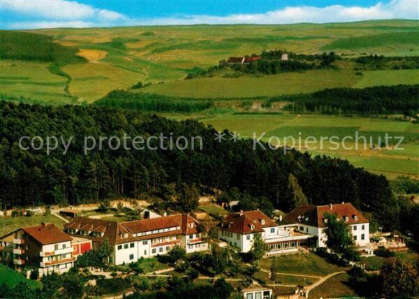 Bad Mergentheim Kursanatorium am Hexenkreuz Fliegeraufn