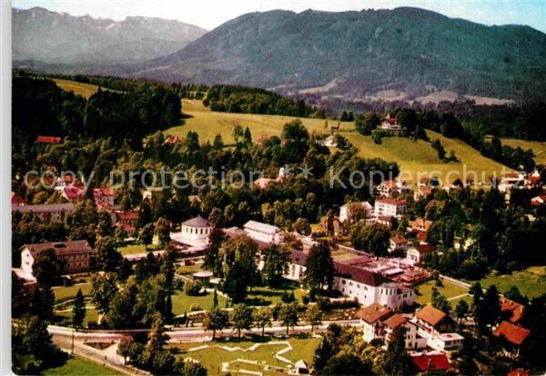 Bad Toelz Kuranlagen Alpen Fliegeraufnahme