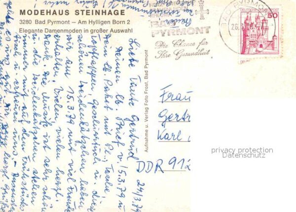 Bad Pyrmont Modehaus Steinhage Kurhaus – Bild 2