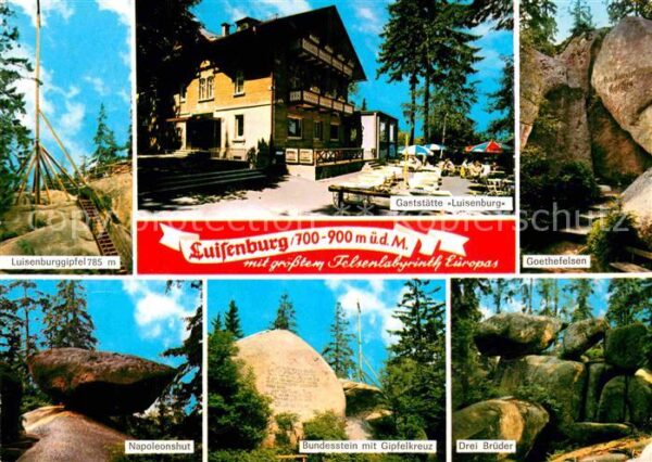 Wunsiedel Luisenburg Gaststätte Felsenlabyrinth F