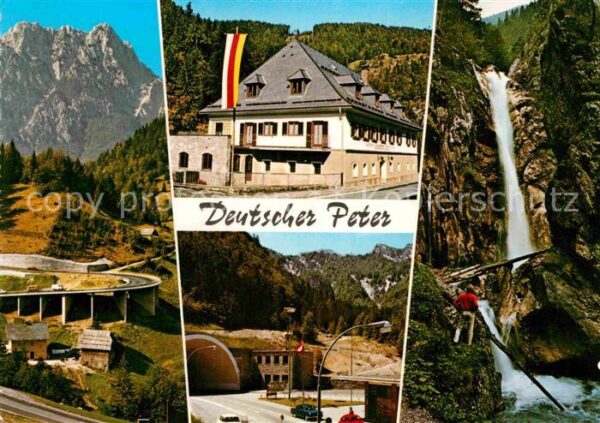 Unterbergen Ferlach Gasthaus Deutscher Peter Hangbrücke Loi