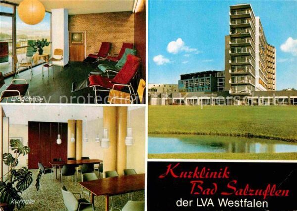Bad Salzuflen Kurklinik der LVA Westfalen Liegehalle