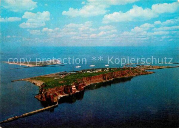 Helgoland Nordseeinsel Fliegeraufnahme