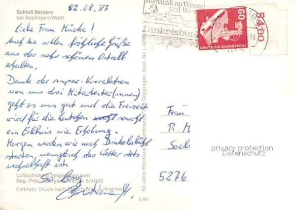 Baldern Bopfingen Schloss Fliegeraufnahme – Bild 2