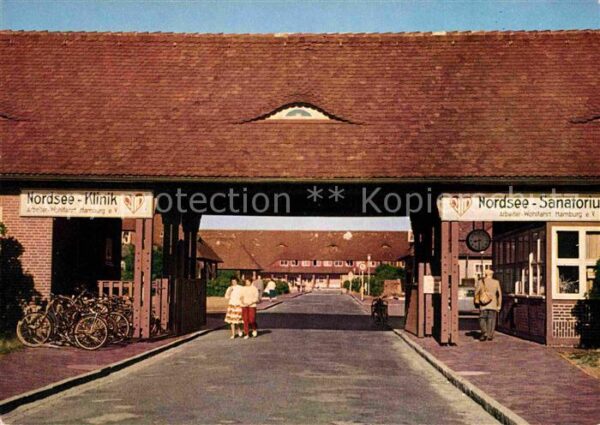 Westerland Sylt Nordsee Sanatorium der AWO Hamburg Eing