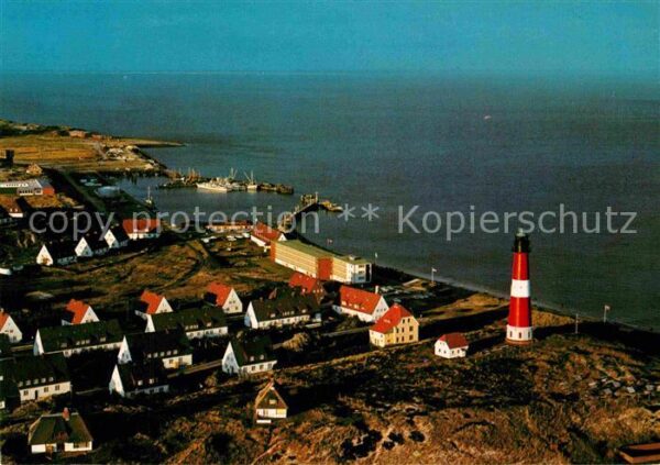 Hoernum Sylt Nordseebad Hafen Leuchtturm Abendstimmu