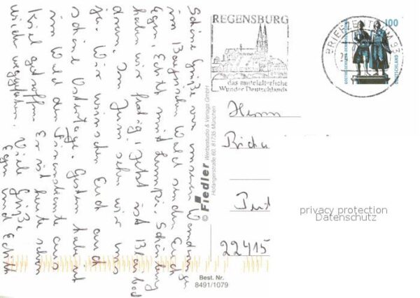 Blaibach Panorama Bayrischer Wald Fluss Kirche – Bild 2