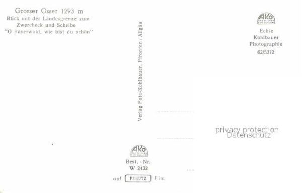 Lam Oberpfalz Grosser Osser Landesgrenze – Bild 2