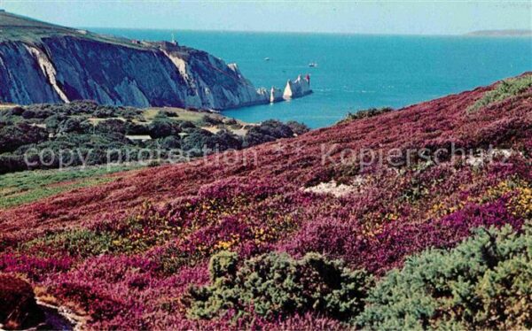 Isle of Wight UK Alum Bay and The Needles