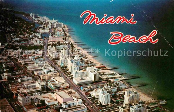 Miami Beach Fliegeraufnahme