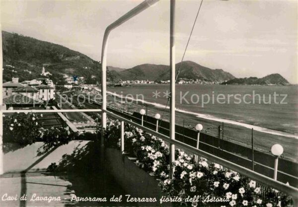 Cavi di Lavagna Panorama dal Terrazzo fiorito dell Asto