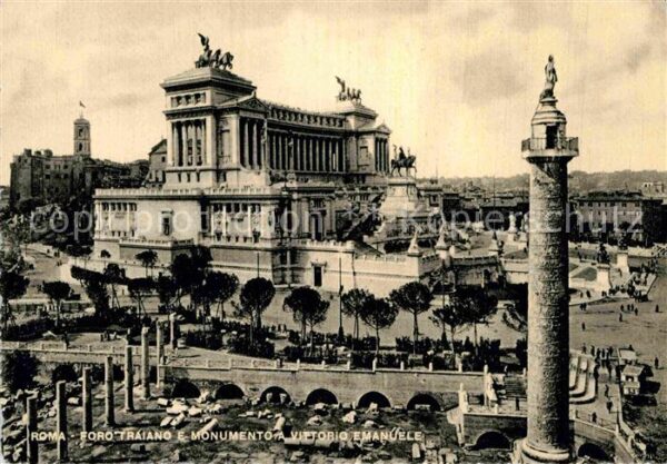Roma Rom Foro Traiano e Monumento Vittorio Emanu