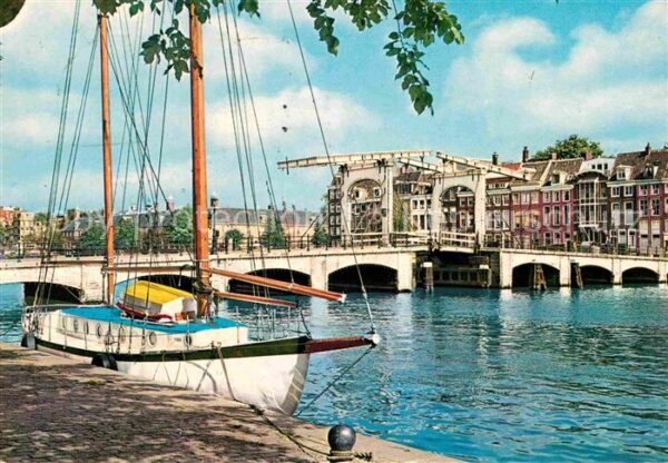 Amsterdam Niederlande Magere Brug over de Amstel