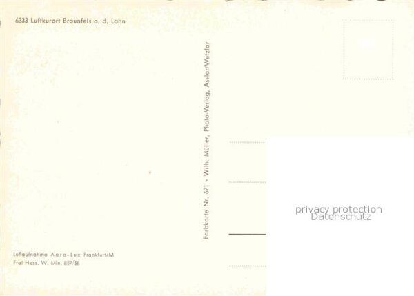 Braunfels Schloss Fliegeraufnahme – Bild 2