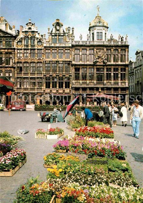 Brussels Grosser Markt und Blumenmarkt