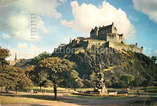 Edinburgh Scotland Princes Street Edinburgh Castle