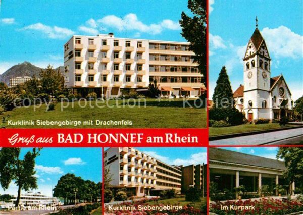 Bad Honnef Kurklinik Siebengebirge Drachenfels Kir