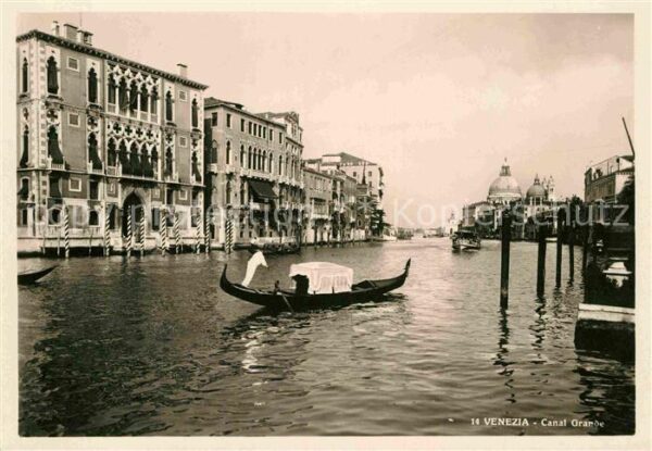 Venezia Venedig Canal Grande Gondoliere