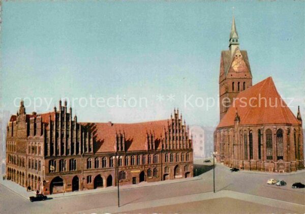 Hannover Altes Rathaus mit Marktkirche