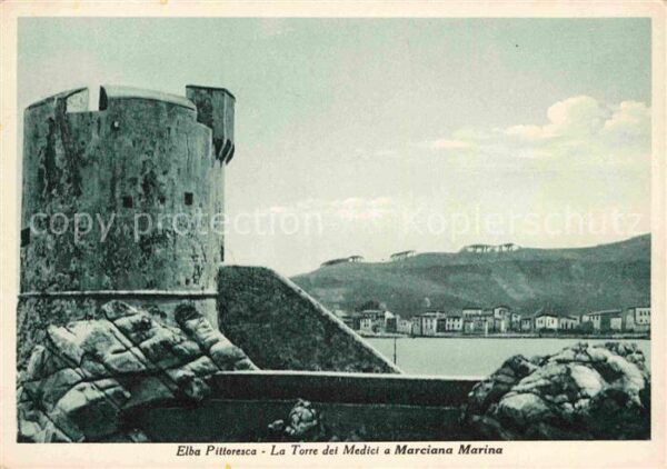 Insel Elba La Torre dei Medici a Marciana Marina