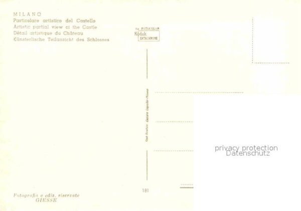 Milano Particolare artistico del Castello – Bild 2
