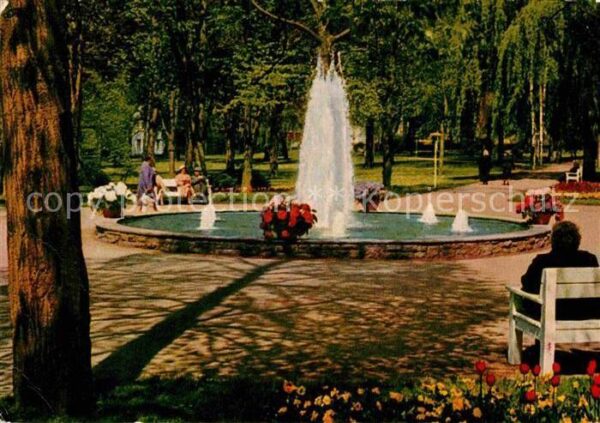 Bad Mergentheim Fontänenbrunnen im Kurpark