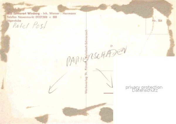 Wirsberg Hotel Post Jägerstube – Bild 2