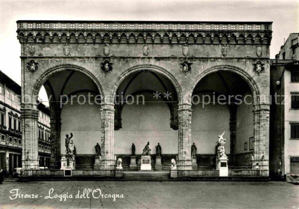 Firenze Florenz Loggia dell Orcagna