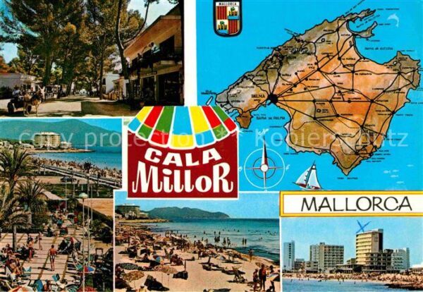 Cala Millor Mallorca Strand Promenade Lageplan