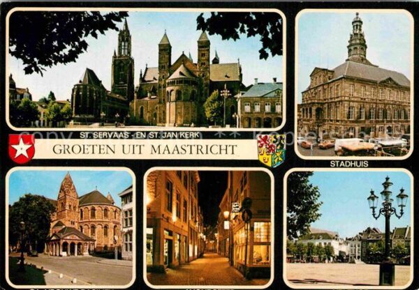 Maastricht St Servaas en St Jan Kerk Stadhuis Deta