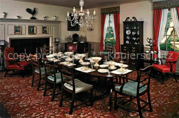 Williamsburg Virginia Bassett Hall The Dining Room