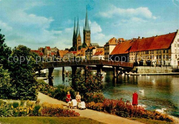 Luebeck Blick vom Malerwinkel