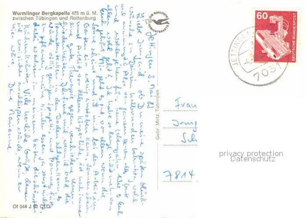 Tuebingen Wurmlinger Kapelle Inneres Gewölbe Pano – Bild 2