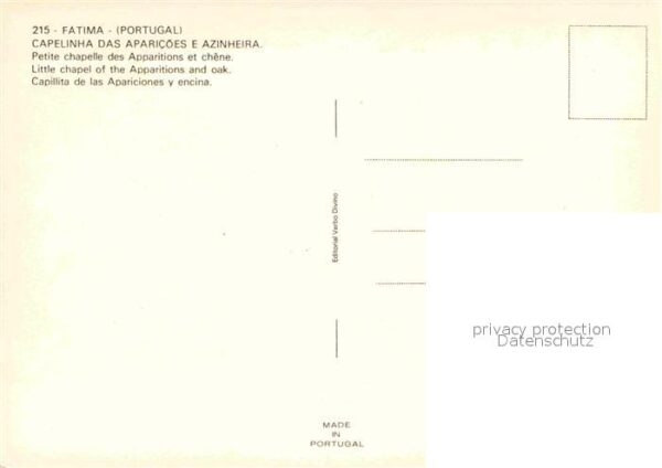 Fatima Capelinha das Aparicoes e Azinheira – Bild 2