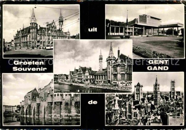 Gent Gand Flandre Schloss Kirchen