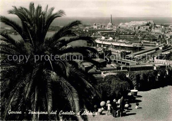 Genova Genua Liguria Panorama dal Castello d_Albertis